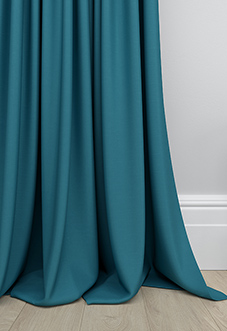 Kyoto Faux Silk, Azure - Made to Measure Curtains